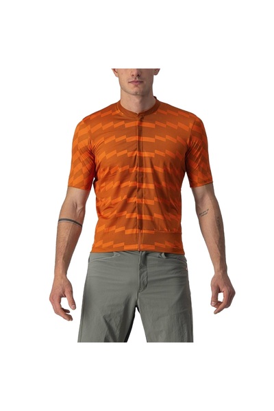 Castelli Tricou ciclism Unlimited Sterrato pentru bărbați - Portocaliu - XL