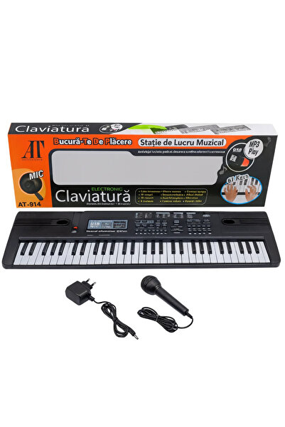 AT Performance Orgă electronică cu 61 de clape MQ-814USB, difuzoare, MP3, USB...