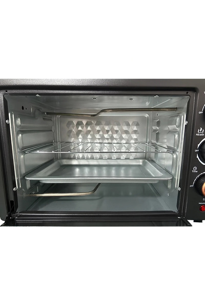 AT Performance Cuptor electric multifuncțional AT-025T, 25L, 1500W, 4 elemente de încălzire, Rotisor