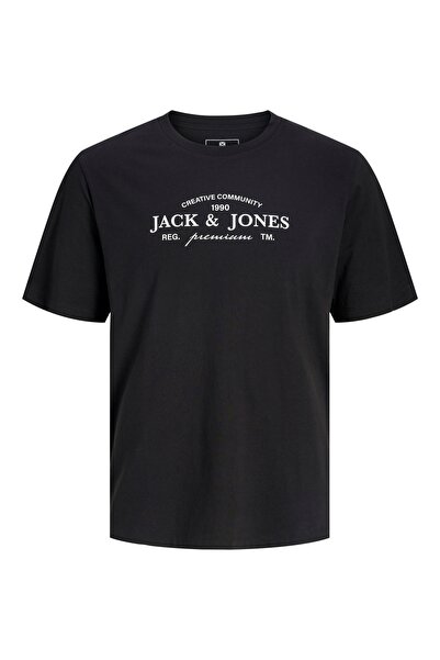 Jack & Jones Jack Jones Jprblakevin Ss Tee Fst Pls muška crna majica veće vel...