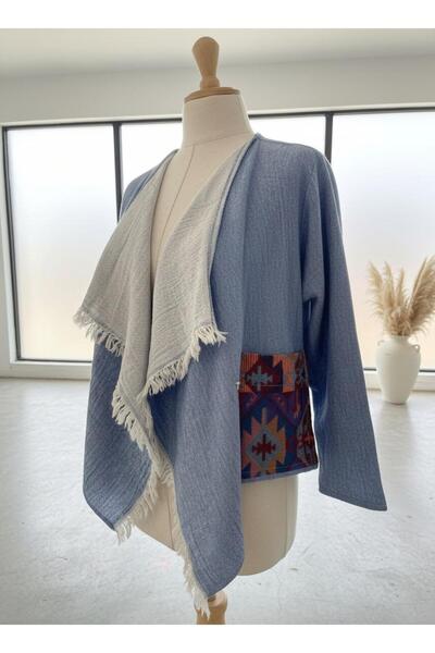 Su Koleksiyon Chaput Muslin Mini Cardigan