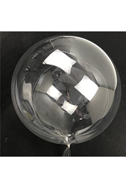 Çemrek Süs Parti Large Size Transparent Bobo Balloon 36 Inches 1 Piece