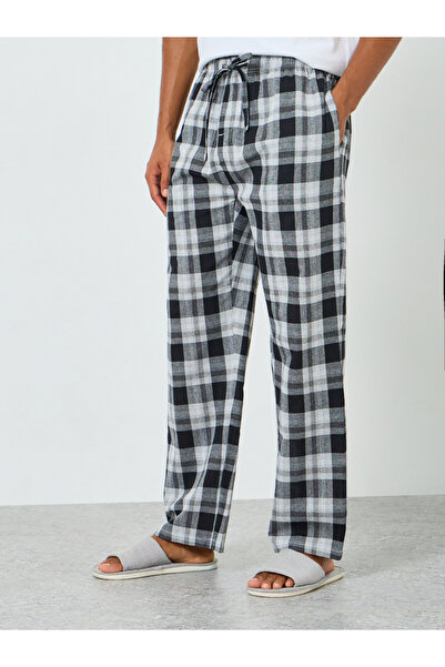 Styli Men Relaxed Fit Checked Pyjama