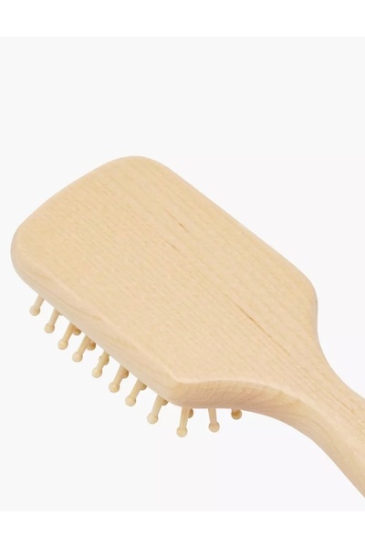 BELVORA Wooden Paddle Hairbrush