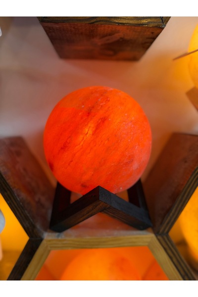 Evci Tuz Himalaya Doğal Küre Tuz Lambası / Küre Model