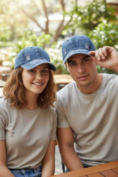 Aware Time Унисекс шапка от деним, която може да се пере