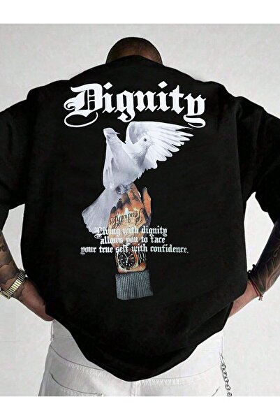 ZEMLİYA Υπερμεγέθη μπλουζάκι με γραφικό σχέδιο – Casual streetwear με άνετη ε...