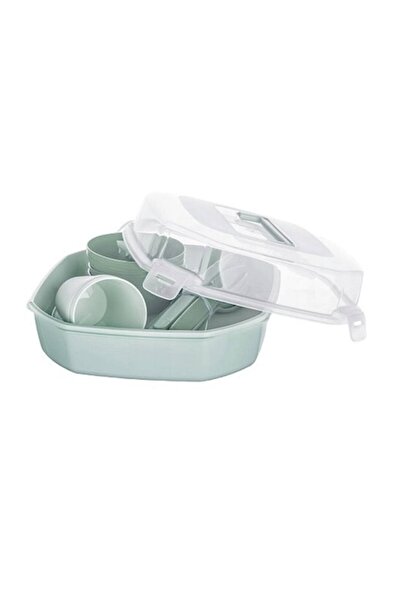 BANQUET Plastic Service Set for Picnic/Camping, 26 Pieces