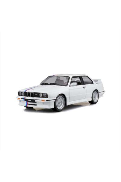 BBURAGO 1:24 BMW Seria 3 M3 1988 Alb cu Dungă