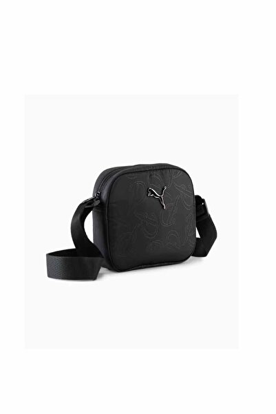 Puma Women's Black Crossbody Bag - Casual Sports Bag with Adjustable Strap - ...