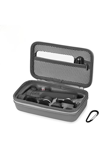 The Bros جراب من جلد الصناعي لكاميرا Osmo Mobile 7P - حقيبة سفر محمولة لحمل م...