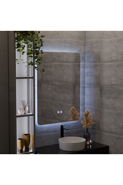 ALC-Shop Oglinda LED Dreptunghiulara ARTEA Touch, 60X80cm, Sistem Dezaburire,...