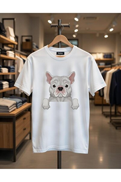playwear Μπλουζάκι Buldoks με στάμπα σκύλου, 100% βαμβάκι, κανονική εφαρμογή