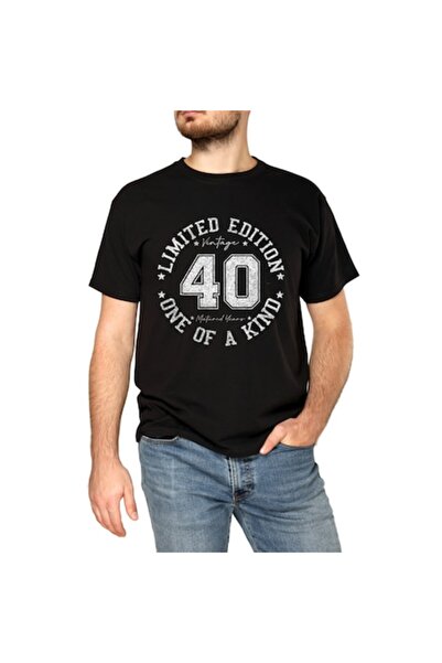 OEM Tricou personalizat pentru bărbați cu ocazia aniversării a 40 de ani