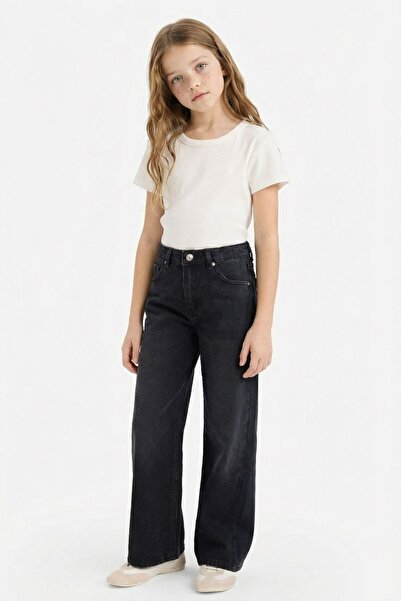 DeFacto Girl's Jean Pants G4655A8/Nm55 Gray