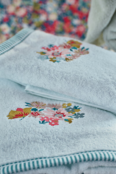 Doqu Home Leris Bouquet Dobby Face Towel