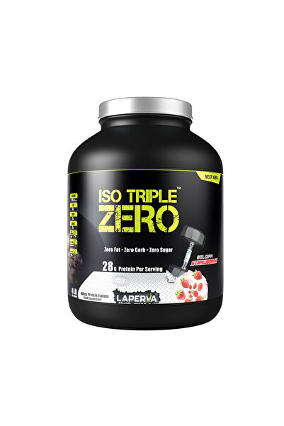 Laperva Iso Triple Zero Whey Protein Next Generation, Belgian Strawberry, 4 LB