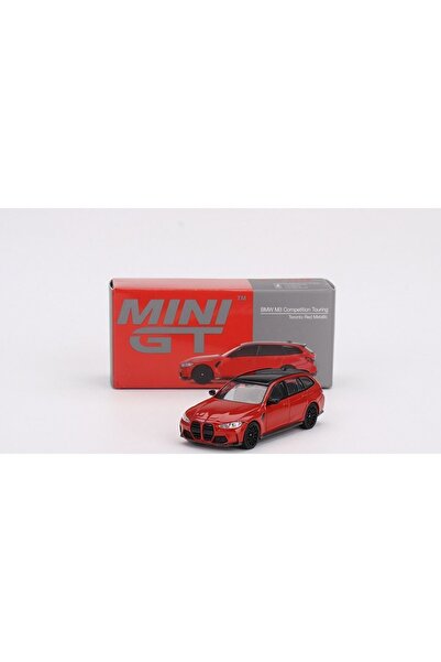 HOT WHEELS Mini GT Mini GT 1/64 BMW M3 Competition Touring Toronto Red Metall...