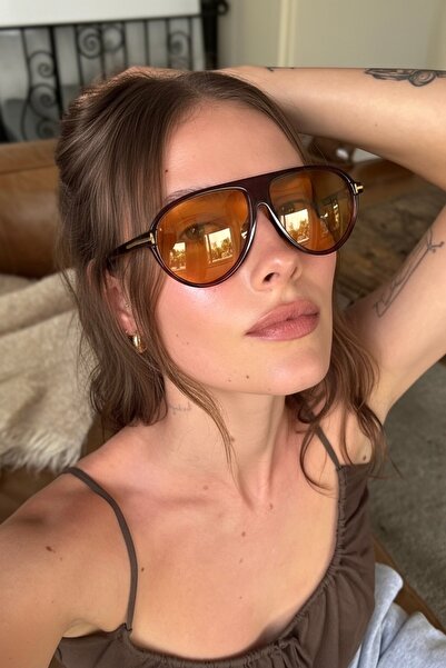 Roger Bacon Vibe Brown Women's Sunglasses