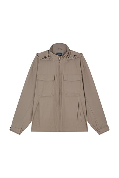 Giordano Men's Lightweight Embroidered Windbreaker Jacket