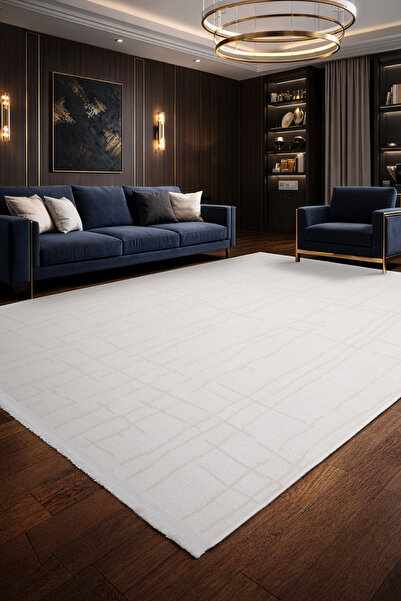 Aden Lavina Şönil Dokuma Halı| Makinede Yıkanabilir Kaymaz Tabanlı Salon Halı...