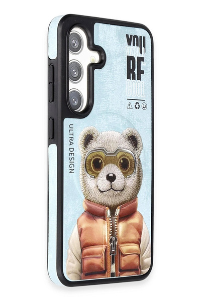 Epilons غطاء جالاكسي إس 24 فن ماج سيف - تركواز