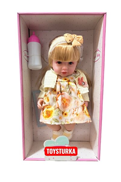 TOYSTURKA 30 Cm Gerçekçi Yenidoğan Bebek – Sesli Oyuncak Et Bebek