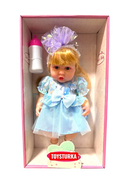 TOYSTURKA 30 Cm Gerçekçi Yenidoğan Bebek – Sesli Oyuncak Et Bebek
