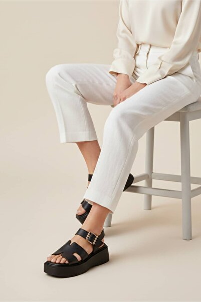 Mammamia Kadın Deri Sandalet 26YS-2915