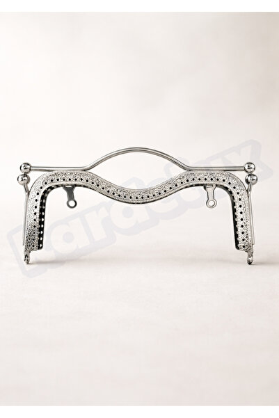 Kardelux Model izrezbarenog talasa, metalna Torba ručka-okvir- Torba dodatak-...