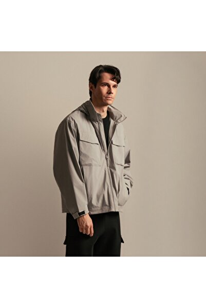 Giordano سترة رجالية خفيفة الوزن مطرزة مقاومة للرياح