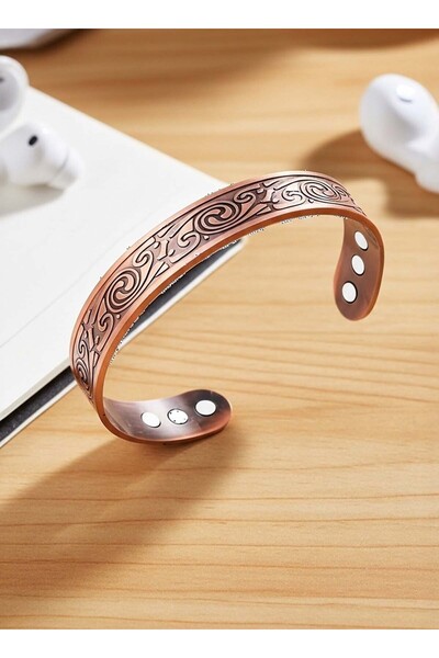Generic Magnetic Double Ring Bracelet – Bronze