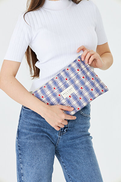 WOLF & ROCK Colorful Quilted Waterproof Zippered Tablet Case 11-12 Inch