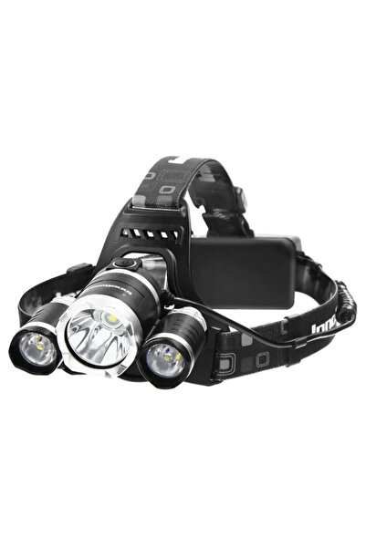 MİKİ R3000 Rechargeable 3-LED Headlamp