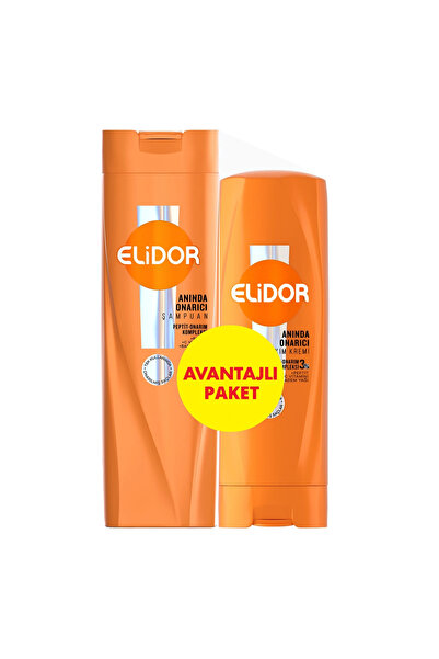 Elidor Instant Repair Care Shampoo 400 ml + Care Cream 200 ml