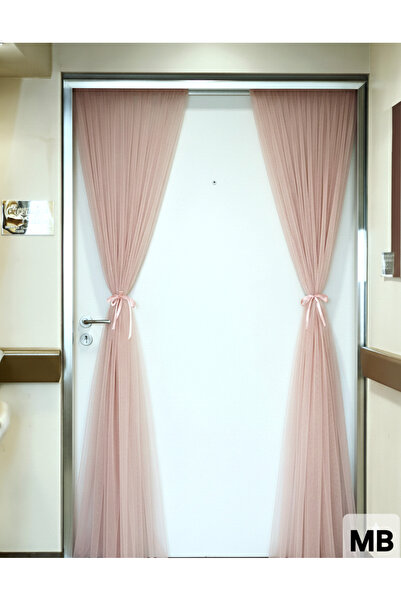 Mutlu Başlangıçlar 2 Adet Hastane Lastikli Kapı Süsleme Tülü ,3+3 =6 Metre Ge...