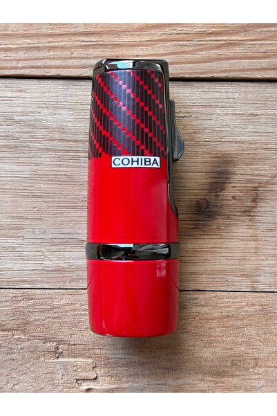 COHİBA 3 pürmüz dahili delicili Bas Açılır Kapak Gaz İle Dolum Ergonomik Tasarım