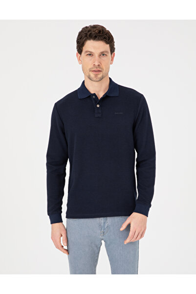 Pierre Cardin Lacivert Regular Fit Sweatshirt 50311657-VR033