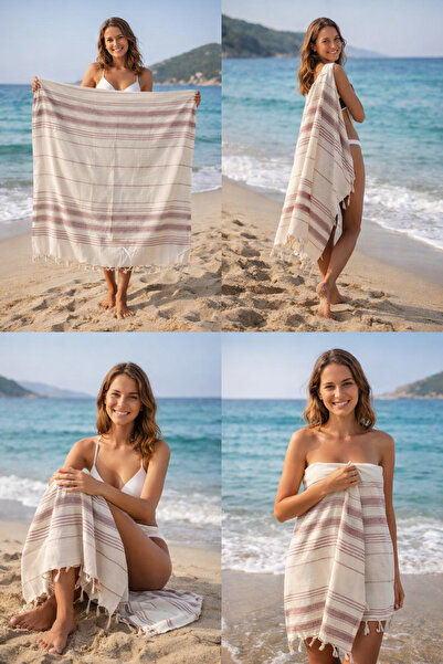 GUHADO Woven Peshtemal Towel – Simple and Stylish Design, Lightweight and Qui...