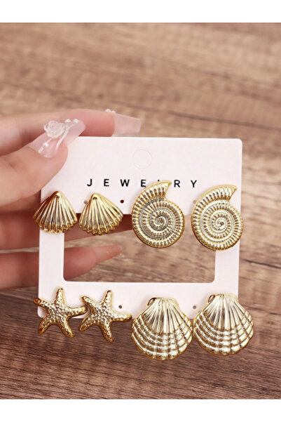 Ervalina 4 Pair Figured Earring Set