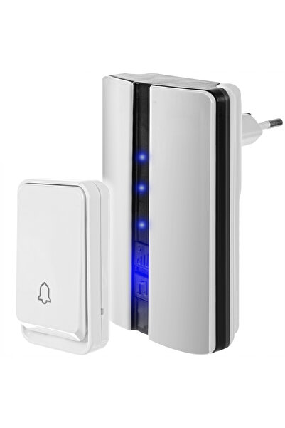 zola Wireless doorbell, intelligent, with 1 receiver, 51 songs, IP44, range 1...