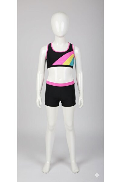 DRESSY LIFE Girls' Swimsuit Bottom-Top Bikini Set Beachwear