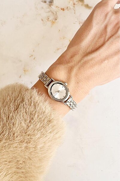 OQQO Selene Stone Dial Gray Women's Wristwatch