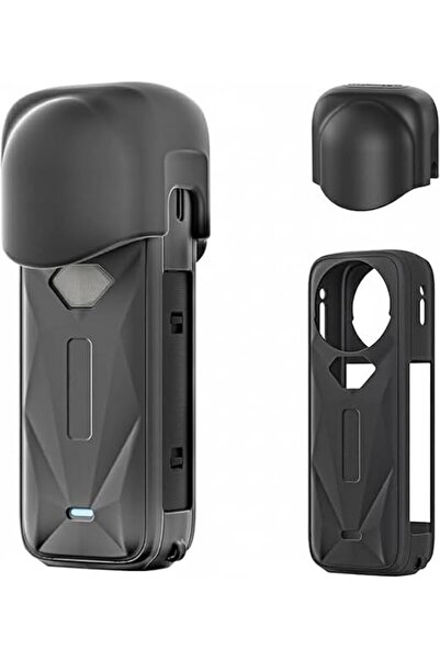 The Bros Silicone Protective Case with Lens Cap for Insta360 X5 – Lightweight...