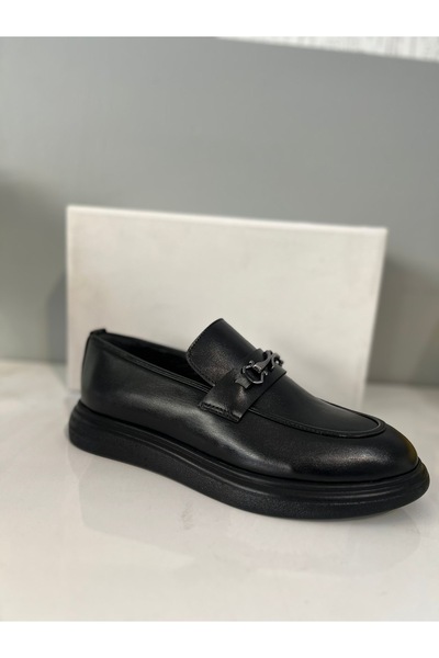 Alphus Shoes Men's Sword Buckle Casual Shoes