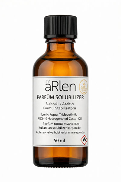 Parfüm Solubilizer – Bulanıklık Azaltıcı & Formül Stabilizatörü | Koku Formülasyonu Hammaddesi 50 ml