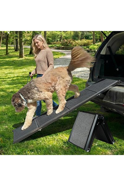 Dotail BestVida Pet Ramp, 180 x 50 cm, Aluminum, Foldable and Portable, Non-S...