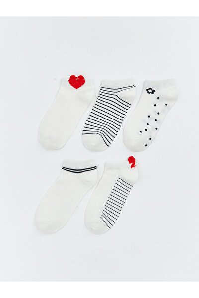 LC Waikiki Patterned Women's Trainer Socks 5-Pack
