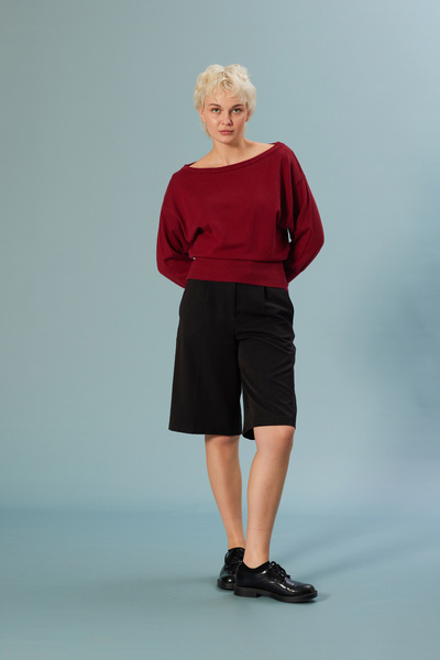 Nisan Πλεκτή μπλούζα με λαιμόκοψη