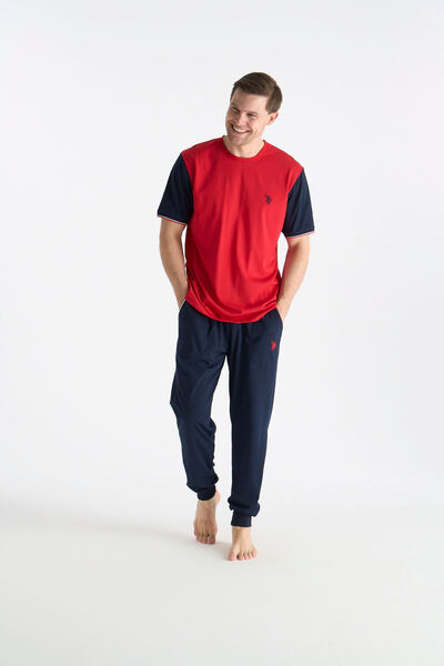 U.S. Polo Assn. New season men's red pajama set